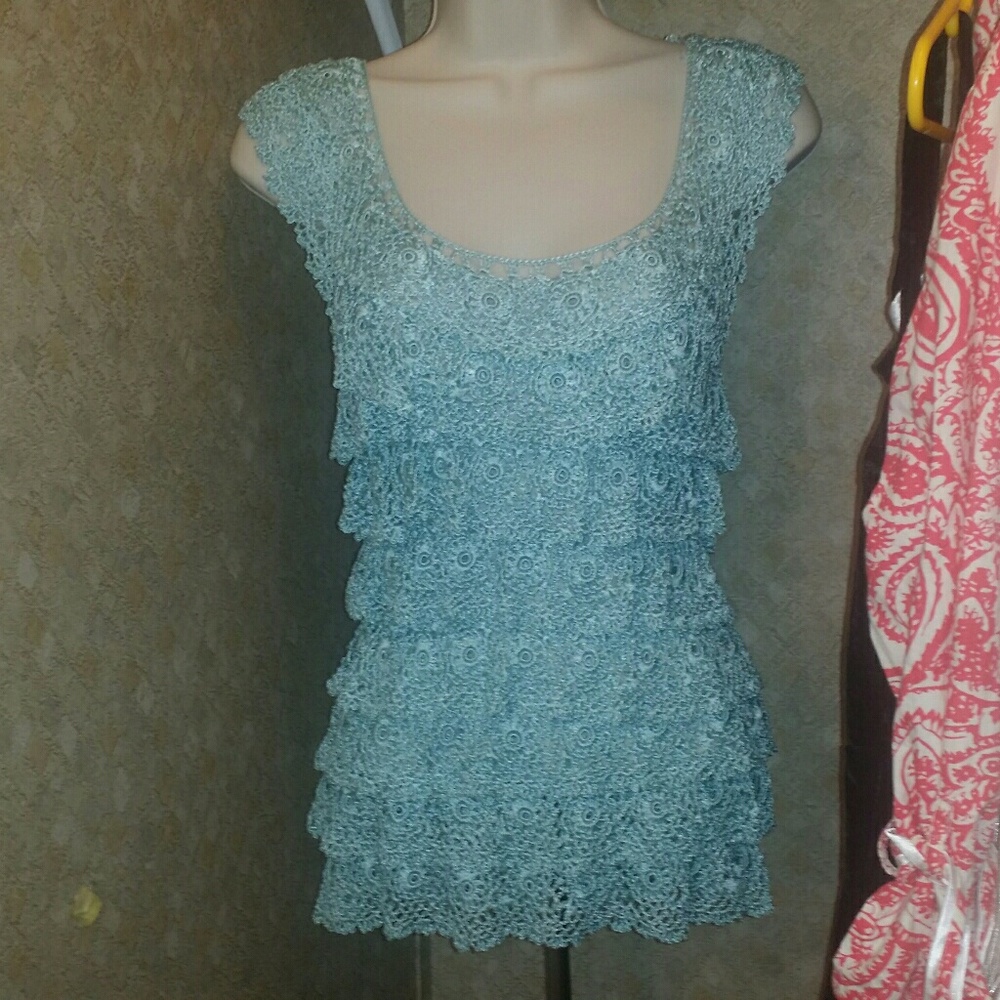 Vintage Banana republic blue blouse